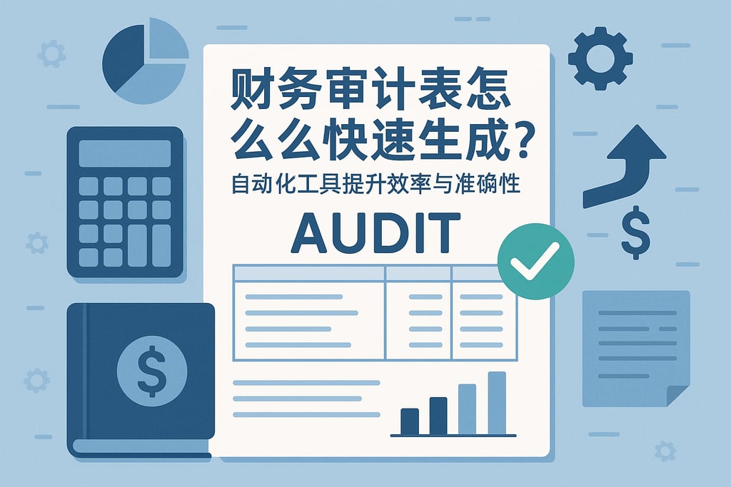 财务审计表怎么快速生成？自动化工具提升效率与准确性