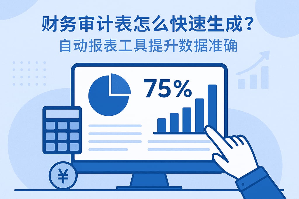 财务审计表怎么快速生成？自动报表工具提升数据准确性