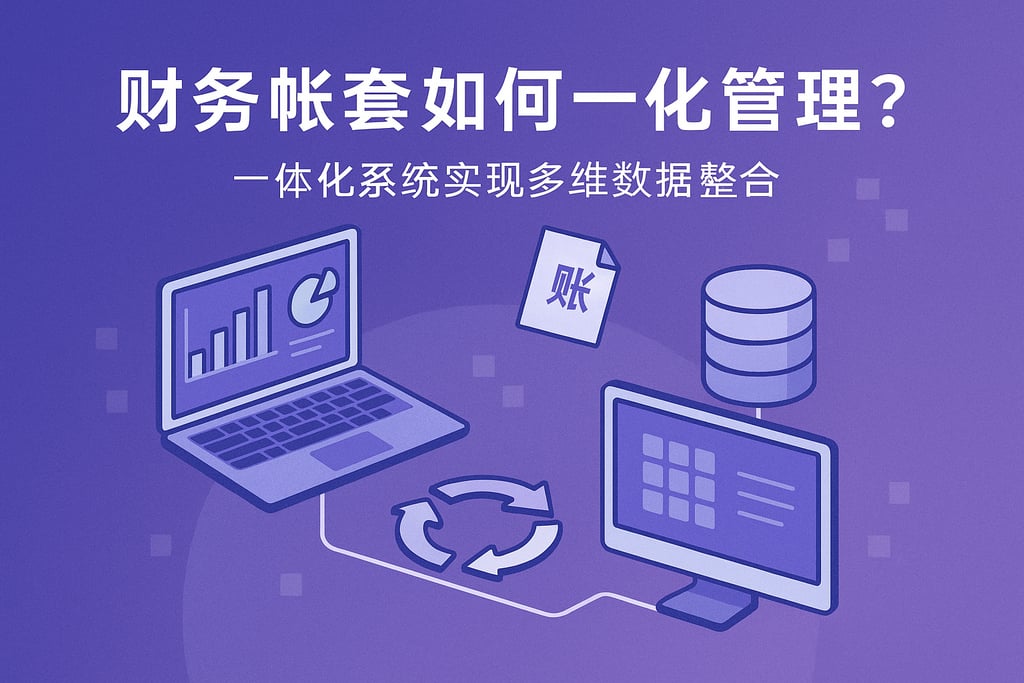 财务帐套如何统一管理？一体化系统实现多维数据整合