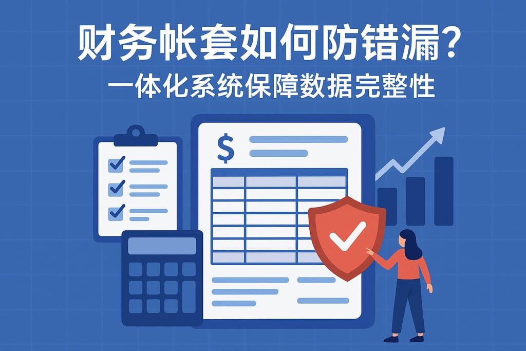 财务帐套如何防错漏？一体化系统保障数据完整性