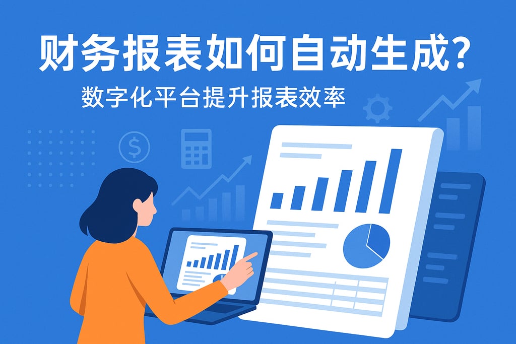 财务帐表如何自动生成？数字化平台提升报表效率