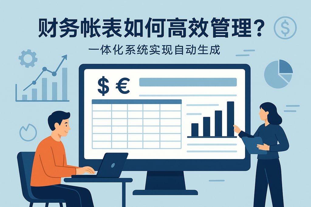 财务帐表如何高效管理？一体化系统实现自动生成