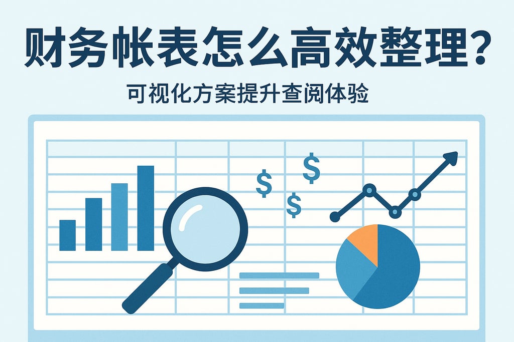 财务帐表怎么高效整理？可视化方案提升查阅体验