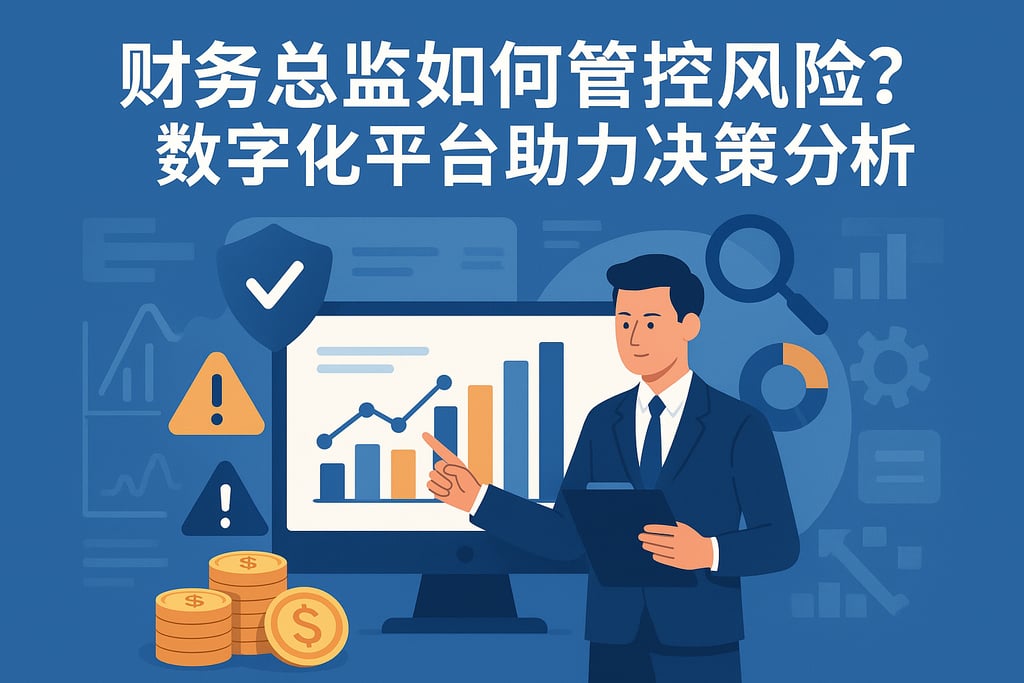 财务总监如何管控风险？数字化平台助力决策分析