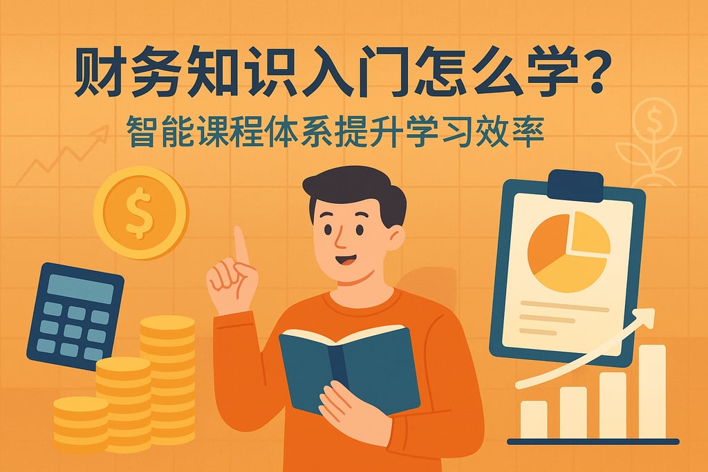 财务知识入门怎么学？智能课程体系提升学习效率