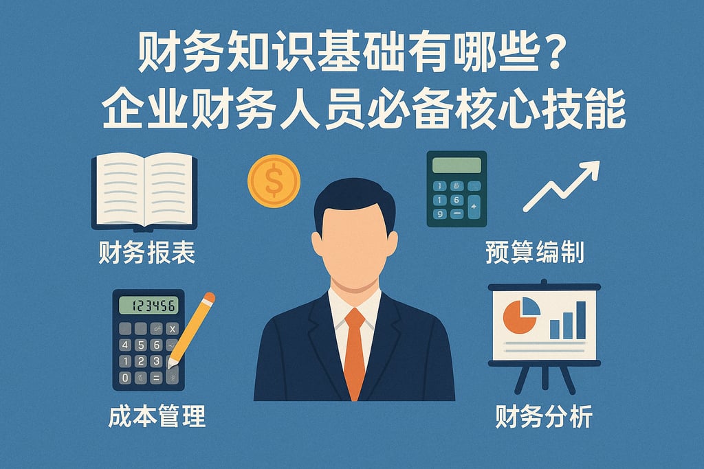 财务知识基础有哪些？企业财务人员必备核心技能