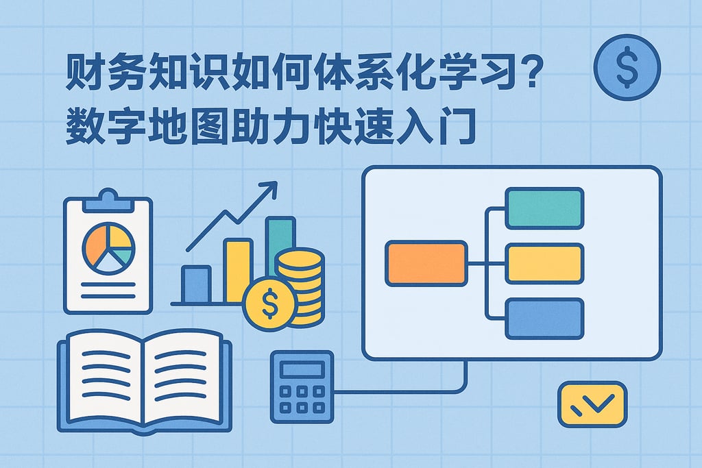 财务知识如何体系化学习？数字地图助力快速入门
