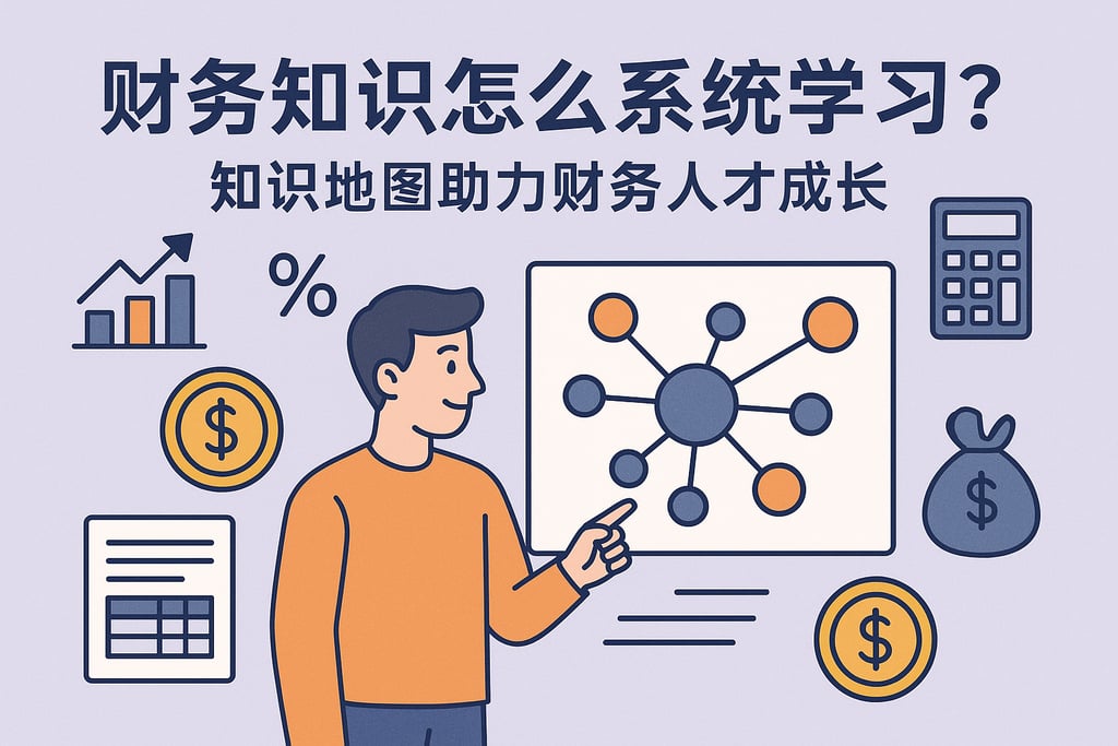 财务知识怎么系统学习？知识地图助力财务人才成长