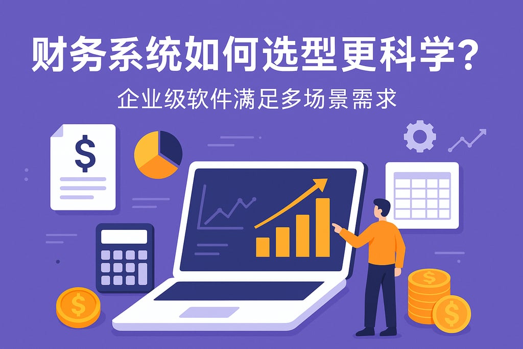 财务系统如何选型更科学？企业级软件满足多场景需求