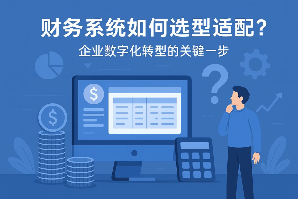 财务系统如何选型适配？企业数字化转型的关键一步