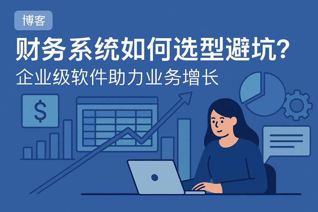 财务系统如何选型避坑？企业级软件助力业务增长