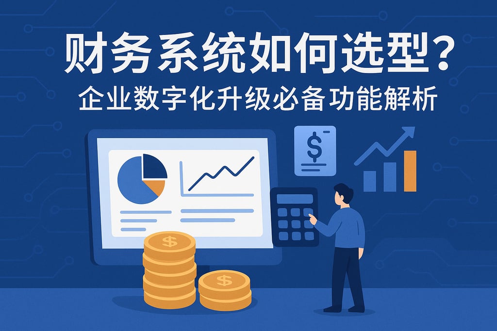 财务系统如何选型？企业数字化升级必备功能解析