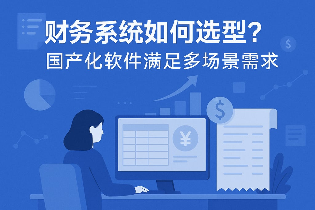 财务系统如何选型？国产化软件满足多场景需求
