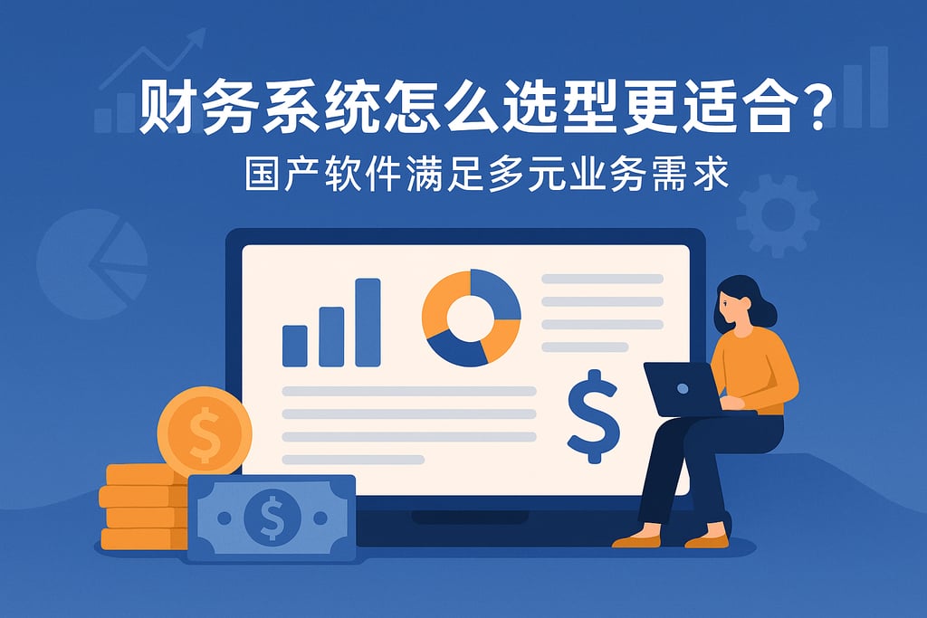 财务系统怎么选型更适合？国产软件满足多元业务需求