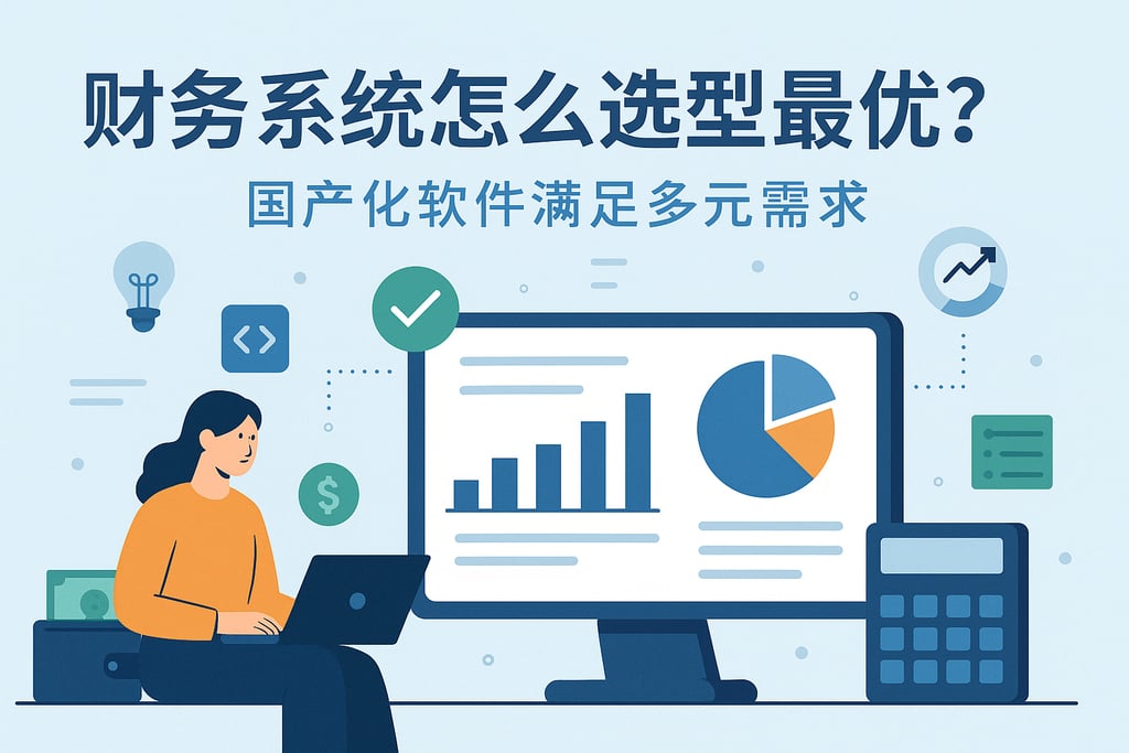 财务系统怎么选型最优？国产化软件满足多元需求