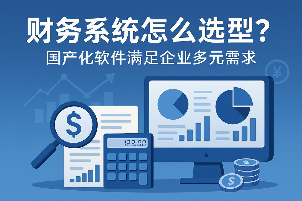 财务系统怎么选型？国产化软件满足企业多元需求