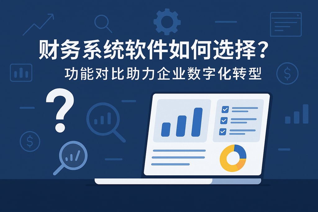 财务系统软件如何选择？功能对比助力企业数字化转型
