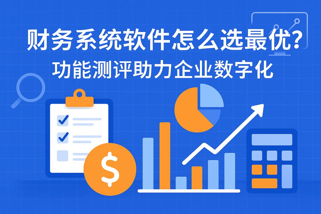 财务系统软件怎么选最优？功能测评助力企业数字化