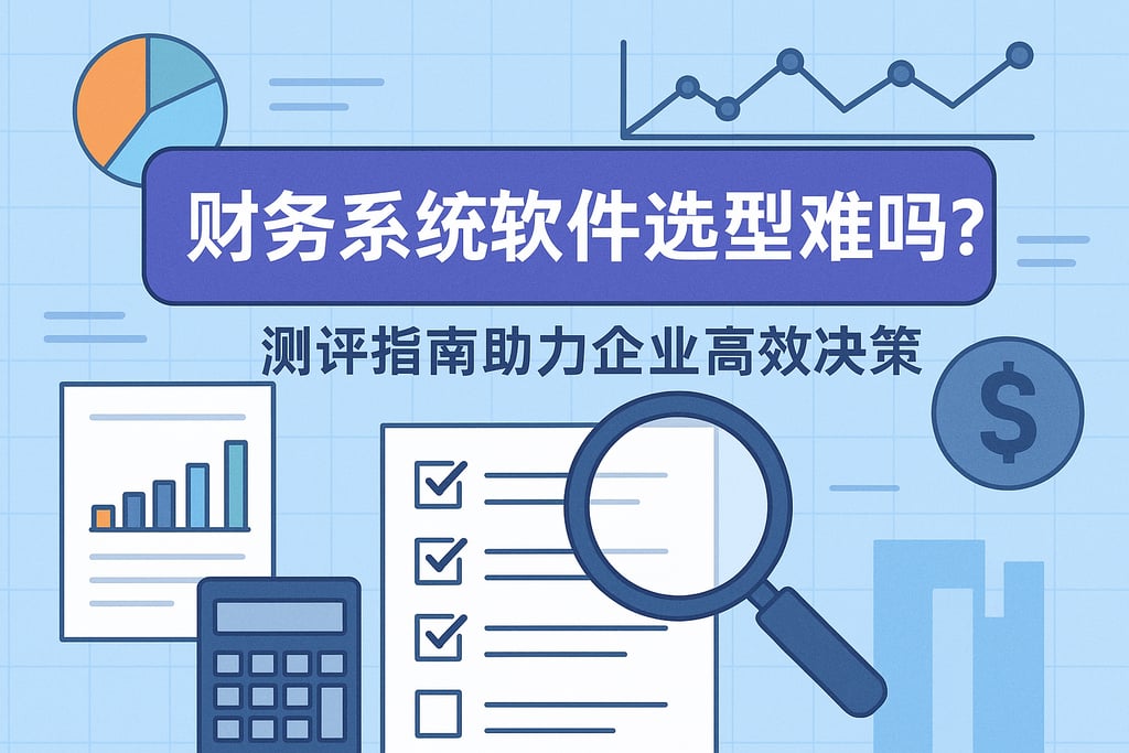 财务系统软件选型难吗？测评指南助力企业高效决策