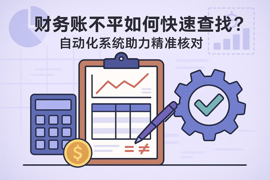 财务账不平如何快速查找？自动化系统助力精准核对