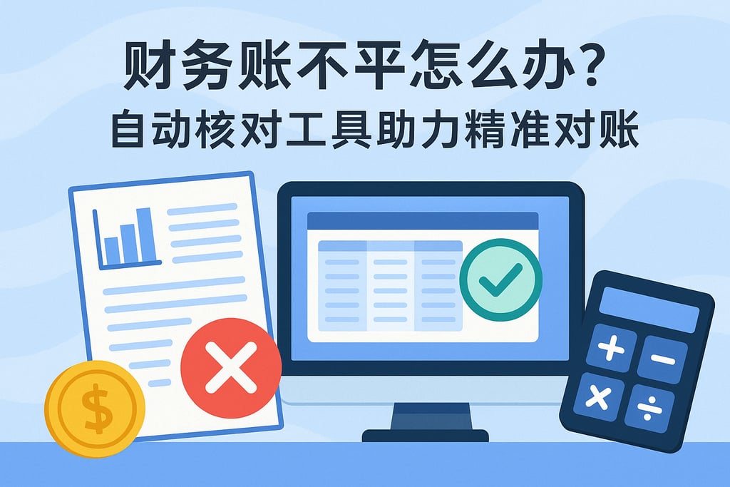 财务账不平怎么办？自动核对工具助力精准对账