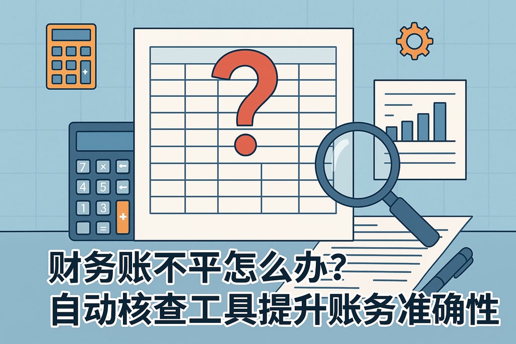 财务账不平怎么办？自动核查工具提升账务准确性