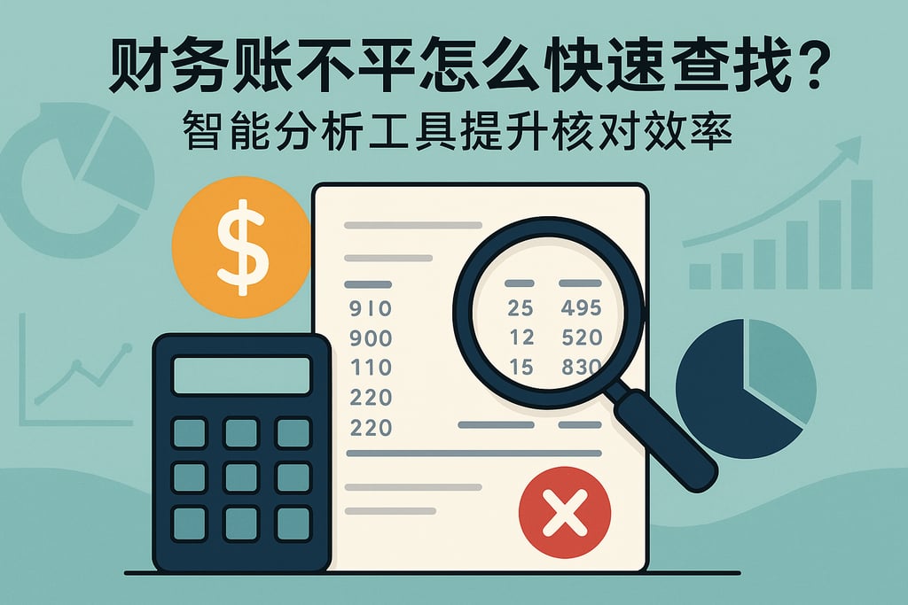 财务账不平怎么快速查找？智能分析工具提升核对效率