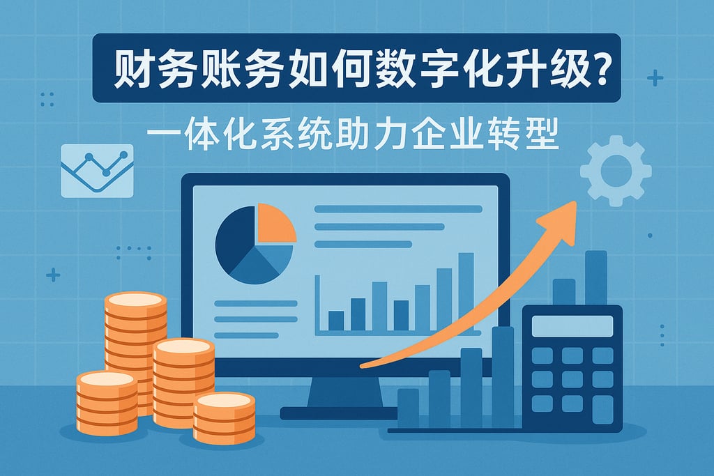 财务账务如何数字化升级？一体化系统助力企业转型