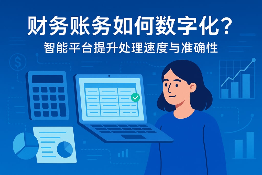 财务账务如何数字化？智能平台提升处理速度与准确性