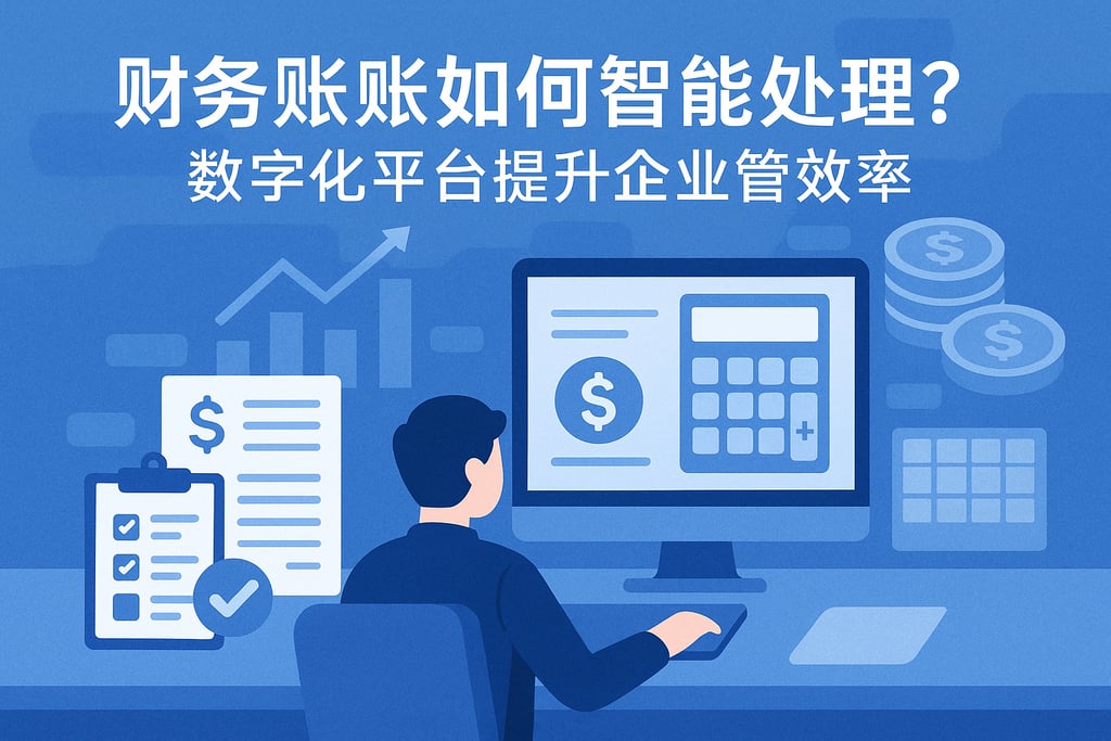 财务账务如何智能处理？数字化平台提升企业管理效率