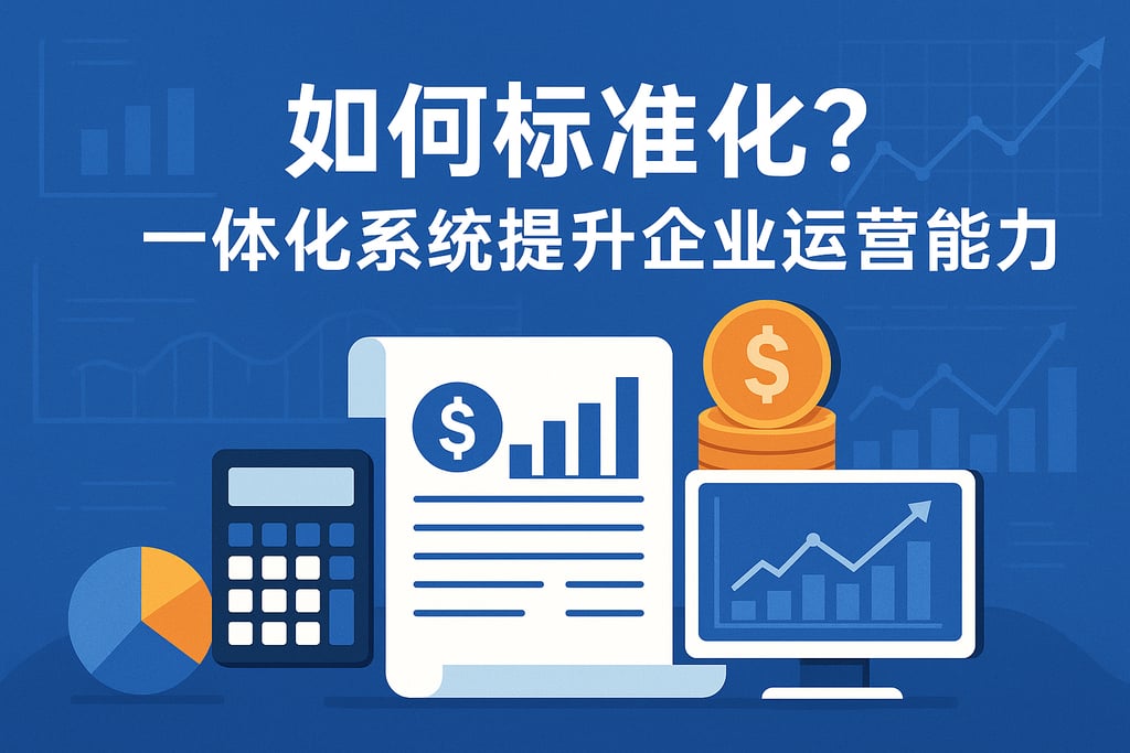 财务账务如何标准化？一体化系统提升企业运营能力