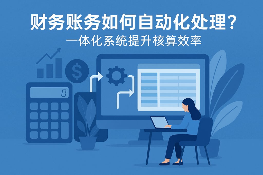 财务账务如何自动化处理？一体化系统提升核算效率