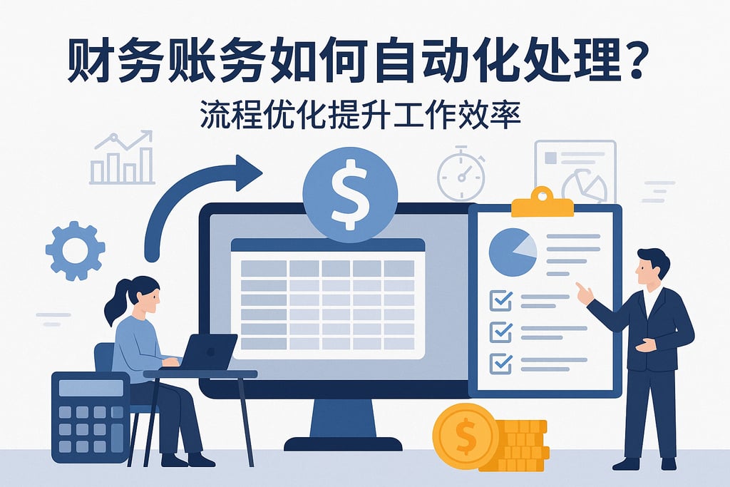 财务账务如何自动化处理？流程优化提升工作效率