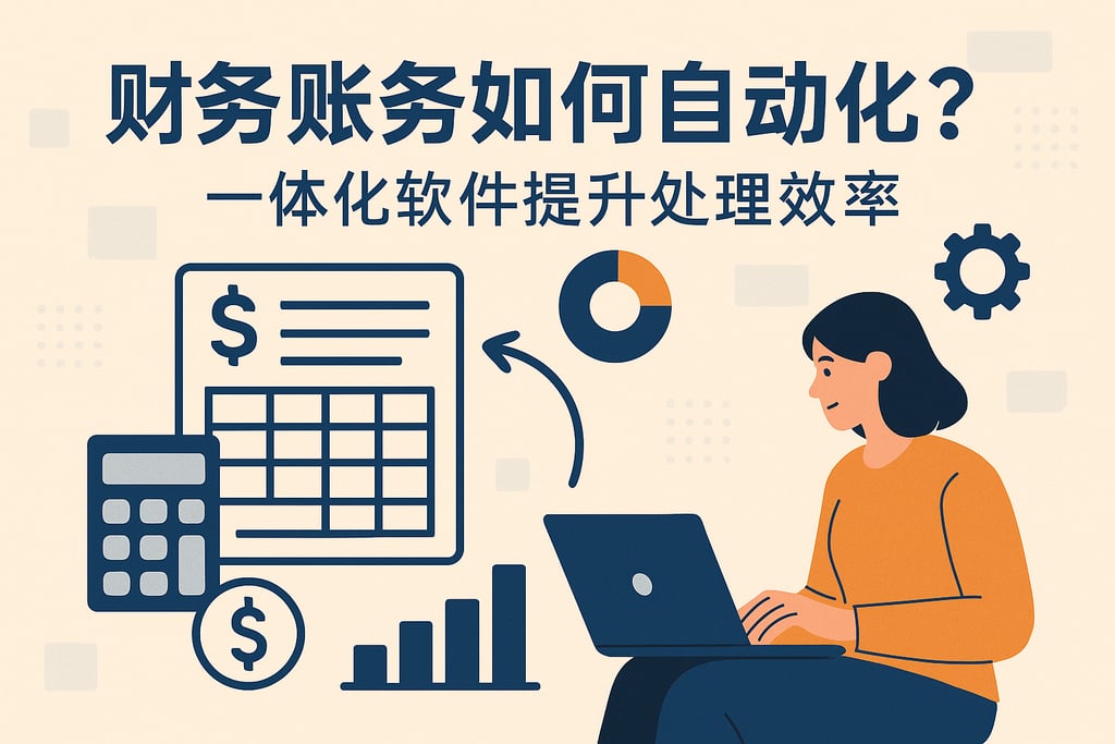 财务账务如何自动化？一体化软件提升处理效率
