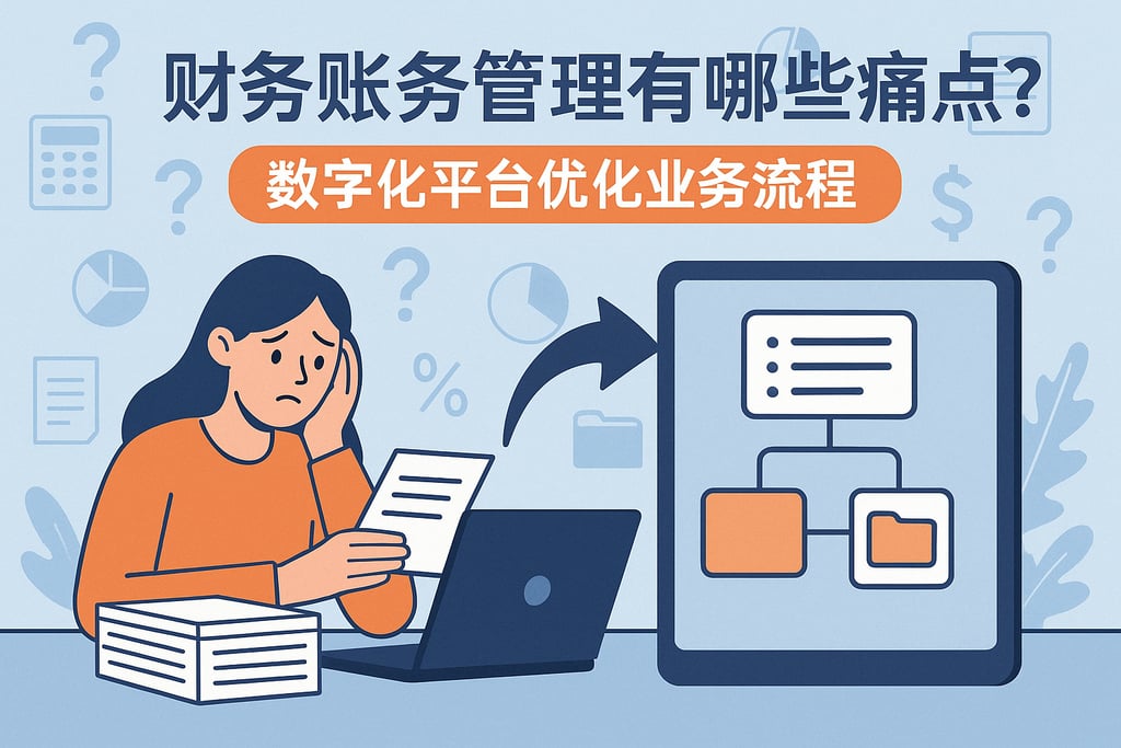 财务账务管理有哪些痛点？数字化平台优化业务流程