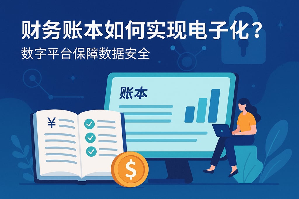 财务账本如何实现电子化？数字平台保障数据安全