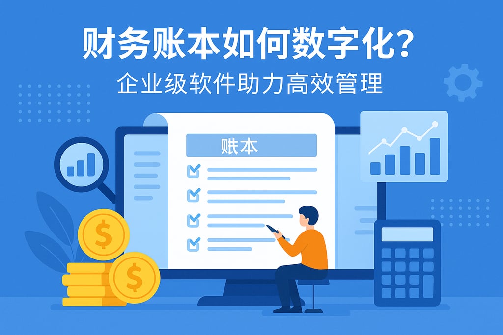财务账本如何数字化？企业级软件助力高效管理