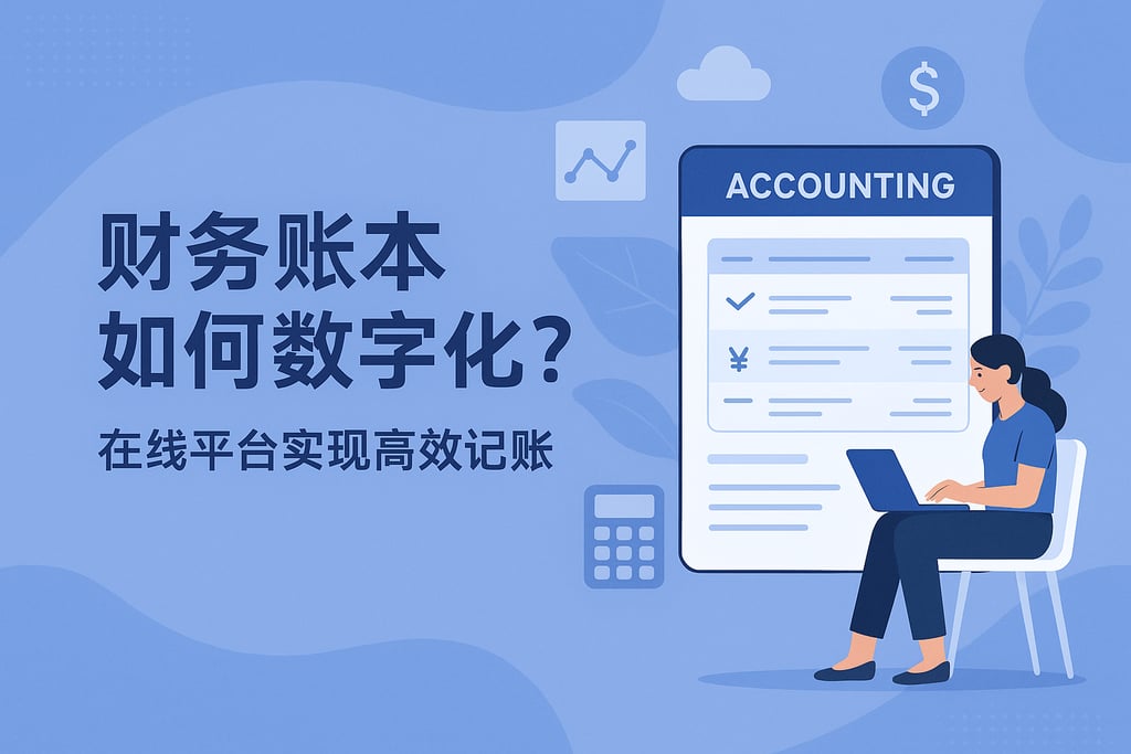 财务账本如何数字化？在线平台实现高效记账