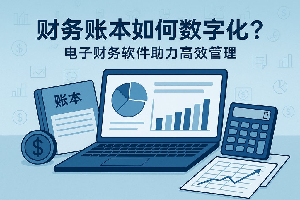 财务账本如何数字化？电子财务软件助力高效管理