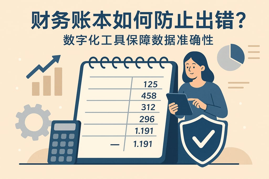 财务账本如何防止出错？数字化工具保障数据准确性