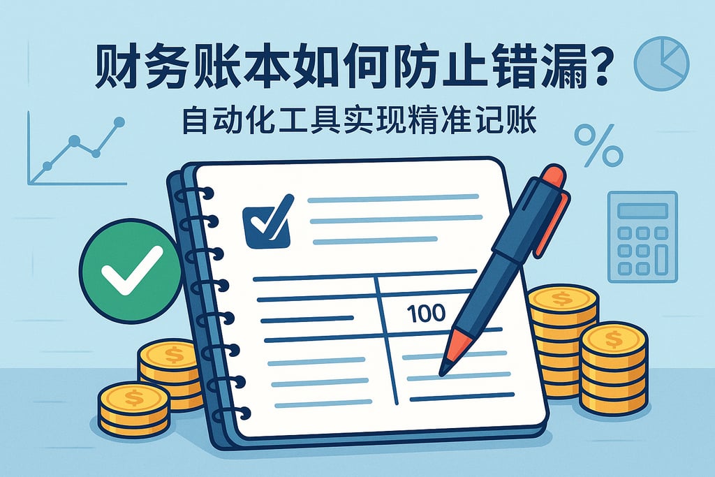 财务账本如何防止错漏？自动化工具实现精准记账