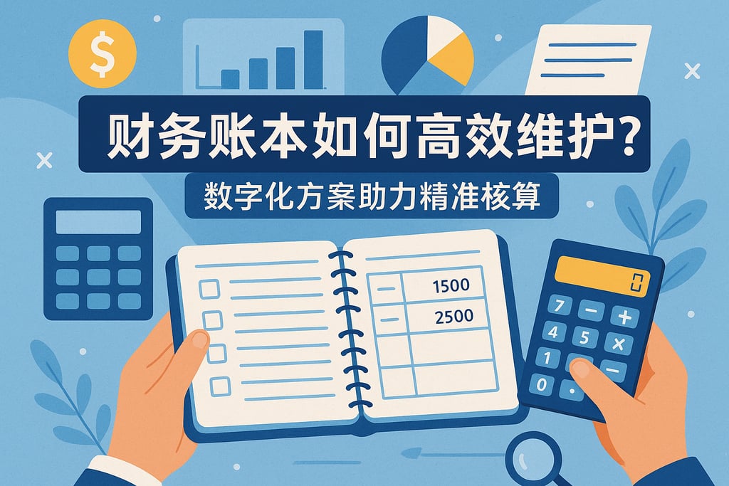 财务账本如何高效维护？数字化方案助力精准核算