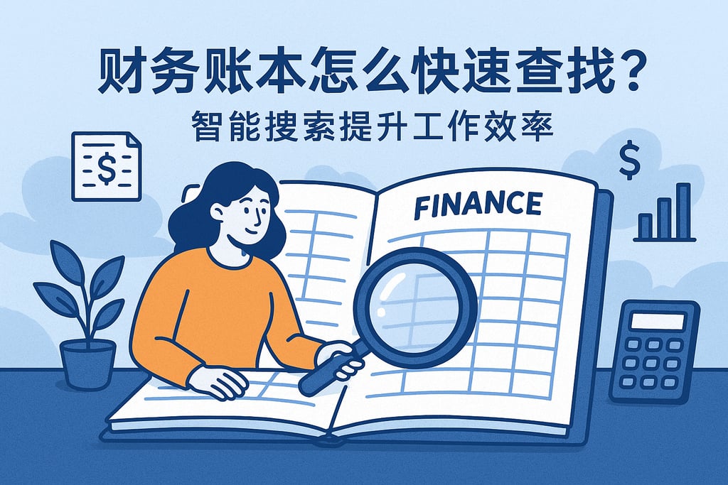 财务账本怎么快速查找？智能搜索提升工作效率