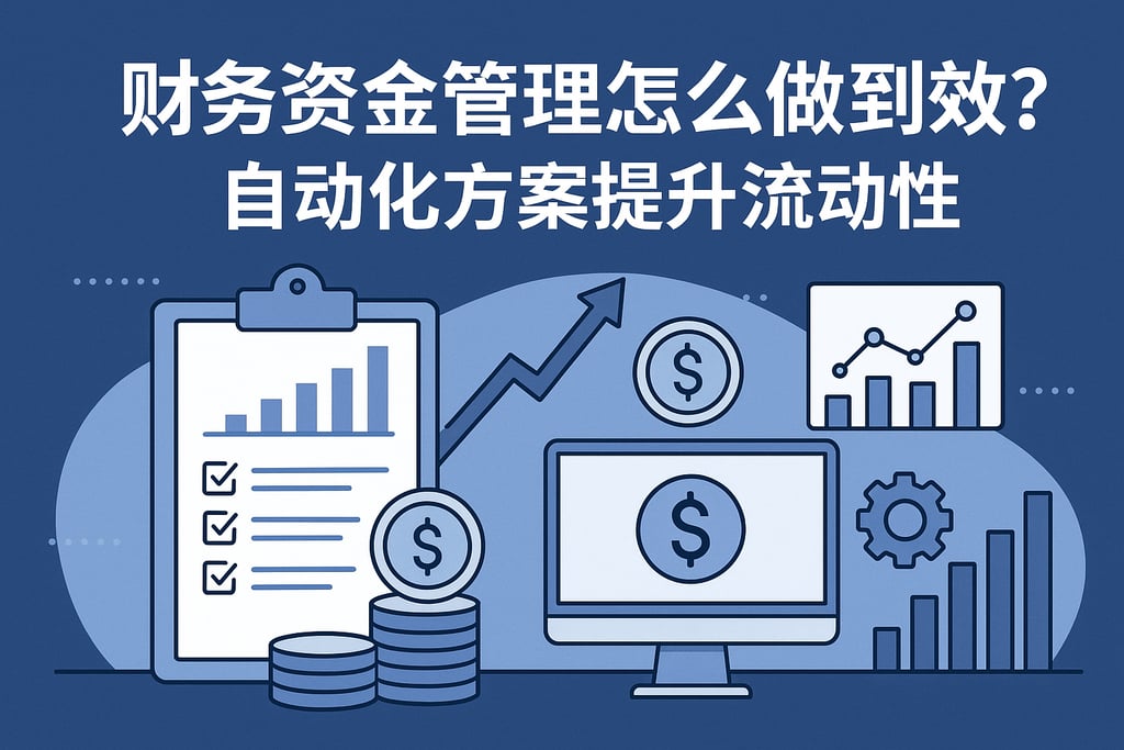 财务资金管理怎么做到高效？自动化方案提升流动性