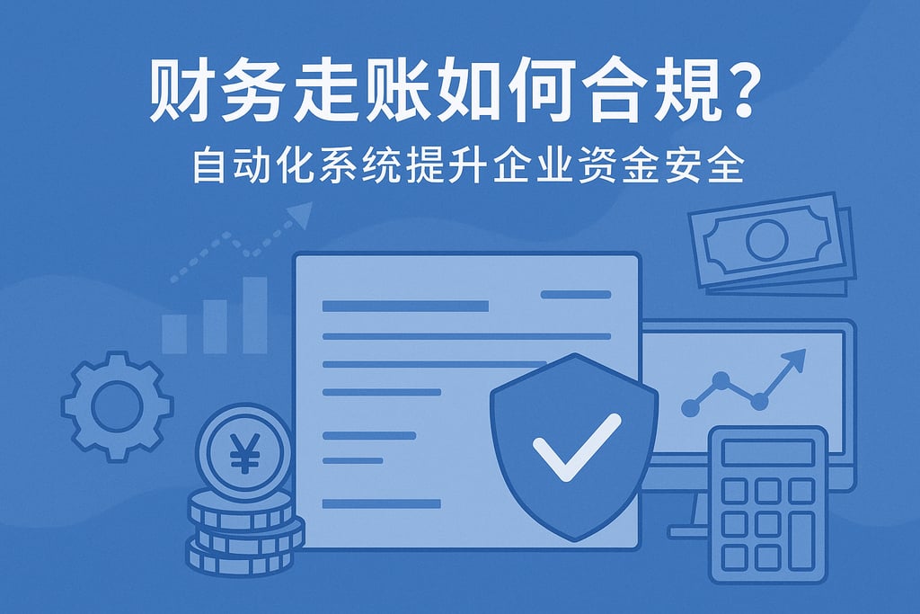 财务走账如何合规？自动化系统提升企业资金安全