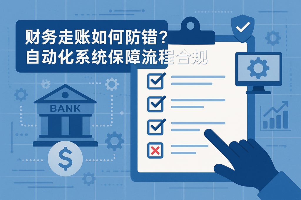 财务走账如何防错？自动化系统保障流程合规