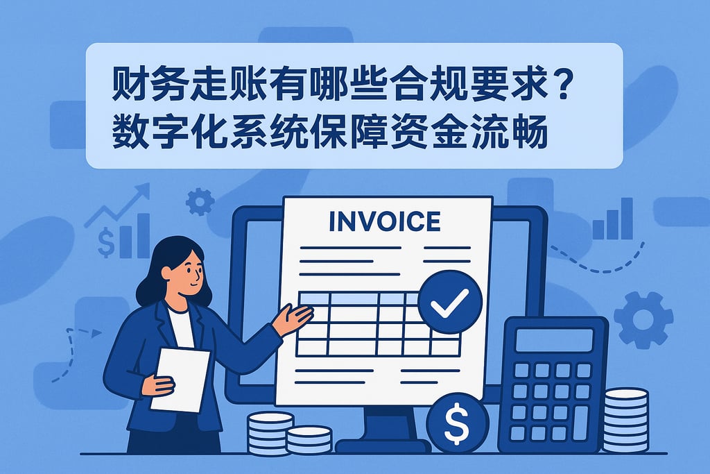 财务走账有哪些合规要求？数字化系统保障资金流畅