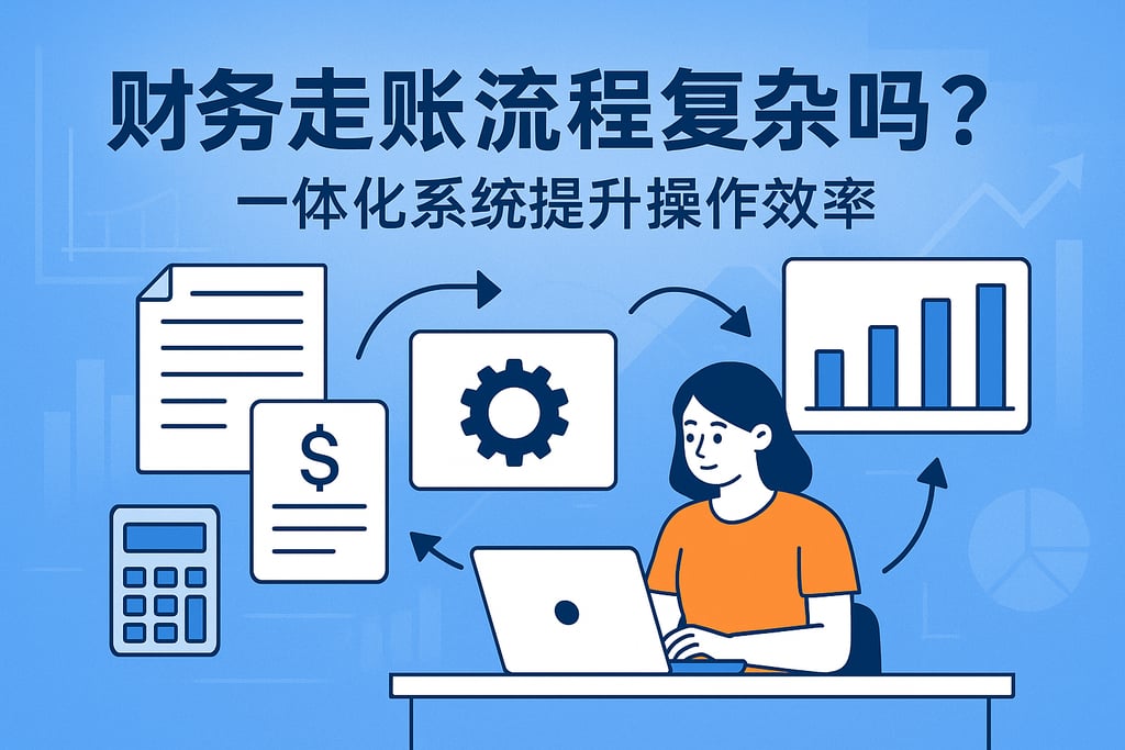 财务走账流程复杂吗？一体化系统提升操作效率