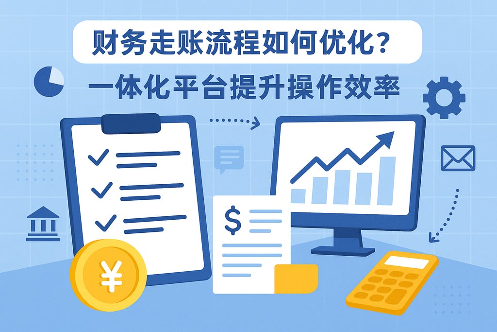 财务走账流程如何优化？一体化平台提升操作效率