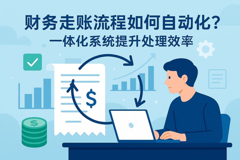 财务走账流程如何自动化？一体化系统提升处理效率